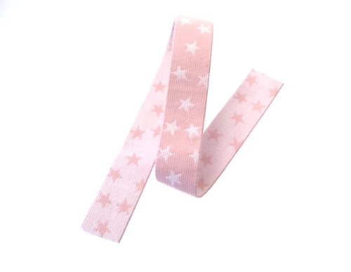 Ruban Étoiles Rose