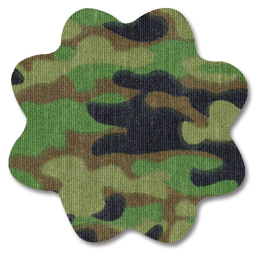 BIJOUX Ruban Fleur Camouflage Vert
