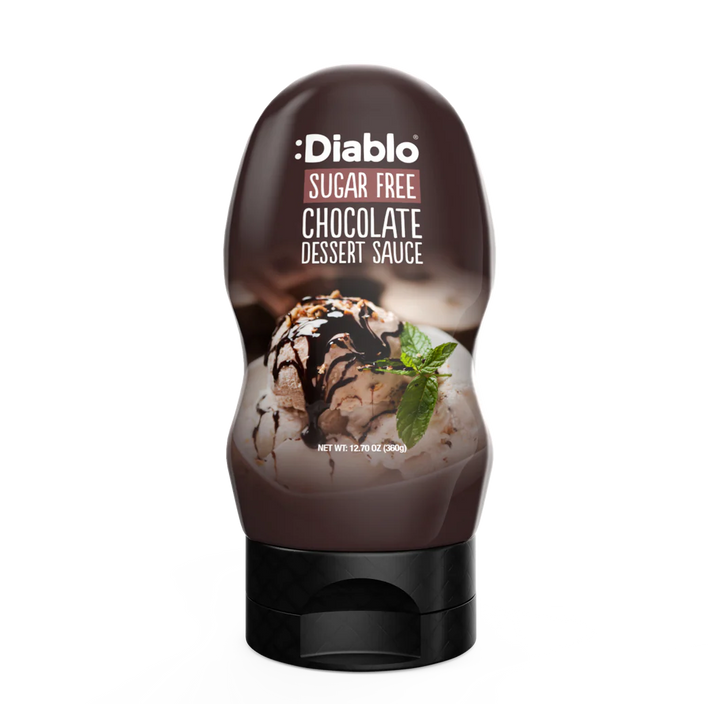 Diablo zuckerfreie Dessertsauce Schokolade (290ml) -nur 0,5g anrechenb.KH/30g Portion