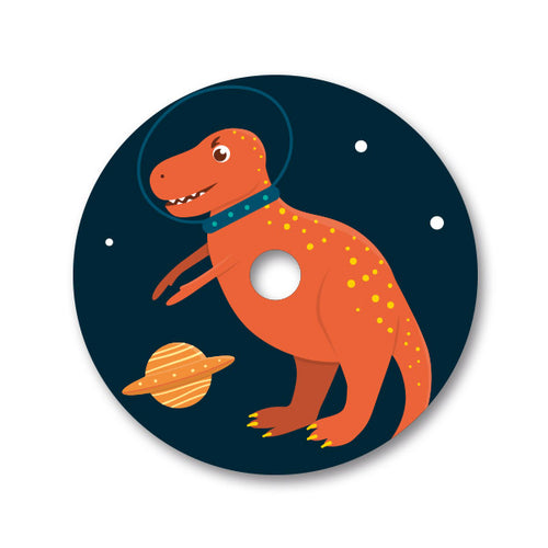 Autocollant Freestyle Libre « Dino orange »
