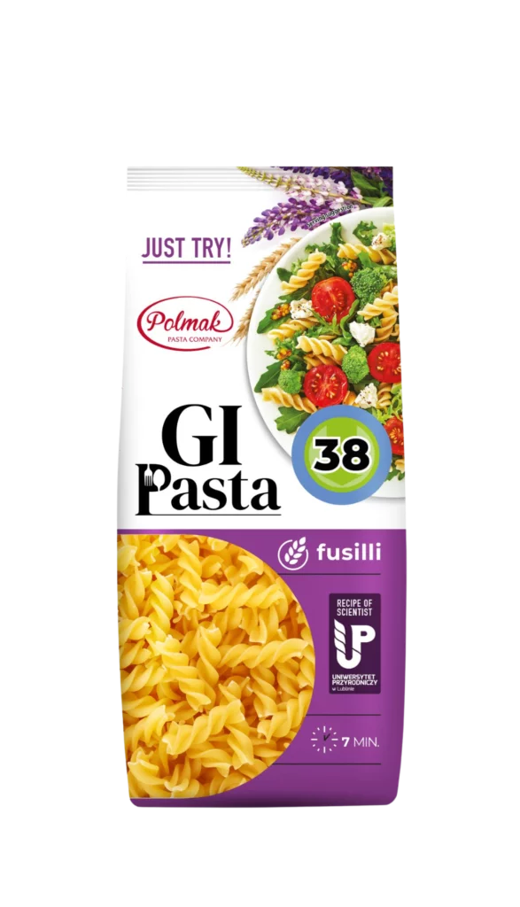 GI PASTA FUSILLI Low Carb + High Protein Nudeln 250g