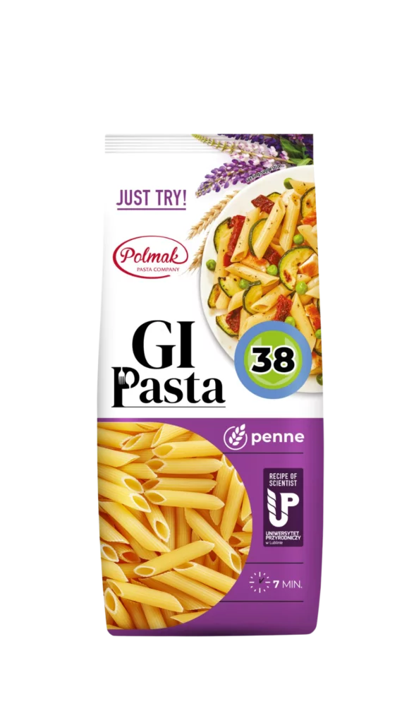 GI PASTA PENNE Low Carb + High Protein Nudeln 250g