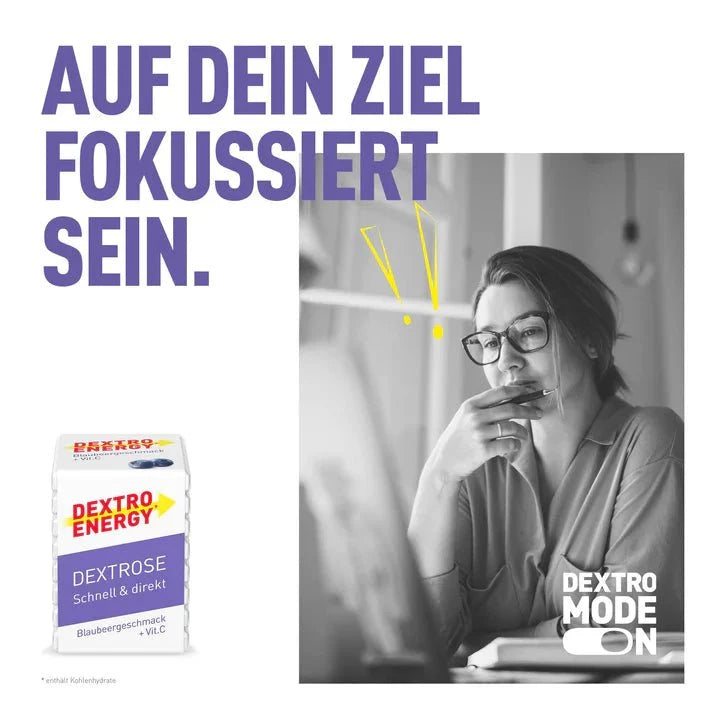 NEU !! Dextro Energy Traubenzuckerwürfel® Blueberry + Vitamin C - von Zuckerschmuck
