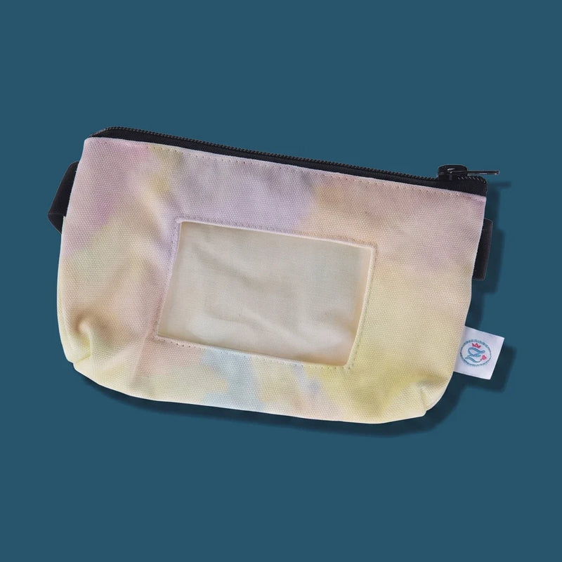 Zuckerschmuck Bauchtasche für Insulinpumpe mit Fenster in pastellfarben
