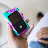 Étui en silicone MEDTRONIC violet turquoise