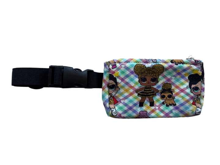 Unicorn bum bag with flexible strap