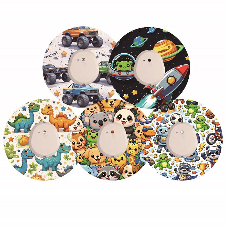 5x Design Tape + Sticker ''Cool Kids'' - Dexcom G7