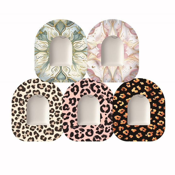 5x Design Tape + Sticker ''Elegant Mandala'' - Omnipod