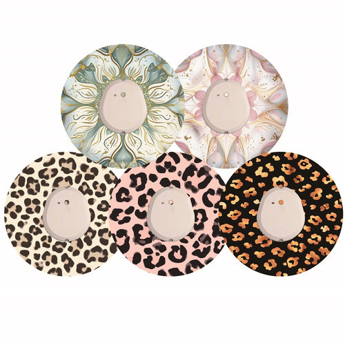 5x Design Tape + Sticker ''Elegant Mandala'' – Dexcom G7