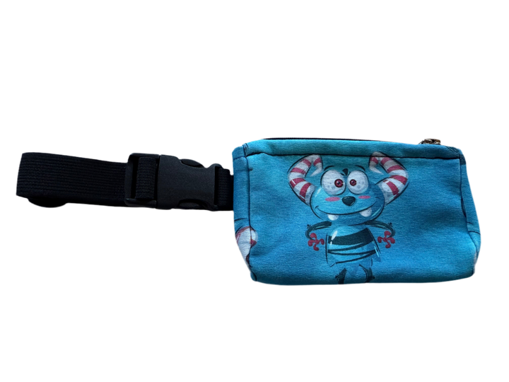 Unicorn bum bag with flexible strap