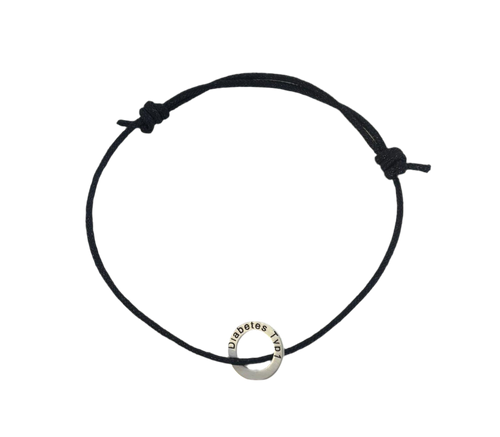 Bracelet 925 silver "SUGAR DOLL" black