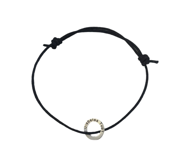 Bracelet 925 silver "SUGAR DOLL" black