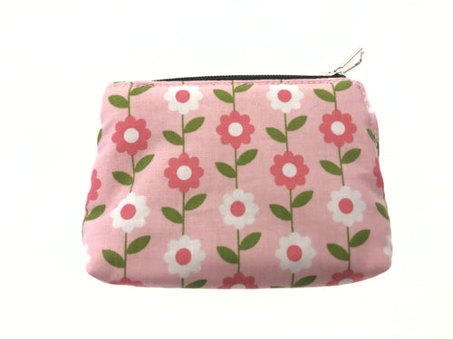 Pumpentasche Blümchen rosa