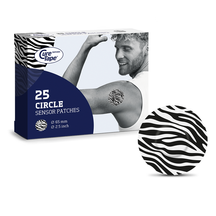 CGM Sensor Patches Circle ''ZEBRA'' 25 Stück