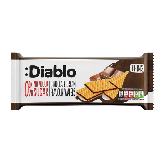 Gaufre Diablo aux morceaux de chocolat croquants