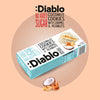 Diablo zuckerfreie Kokoskekse mit Karamell und Erdnüssen (100g) nur 3,3 g anrechenb. KH/pro Cookie