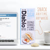 Diablo zuckerfreie Kokoskekse mit Karamell und Erdnüssen (100g) nur 3,3 g anrechenb. KH/pro Cookie