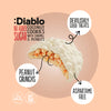 Diablo zuckerfreie Kokoskekse mit Karamell und Erdnüssen (100g) nur 3,3 g anrechenb. KH/pro Cookie