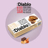 Diablo zuckerfreie Kakaokekse mit Ernussfüllung getaucht in Vollmichschokolade (110g) nur 3,3 g anrechenb. KH/pro Cookie