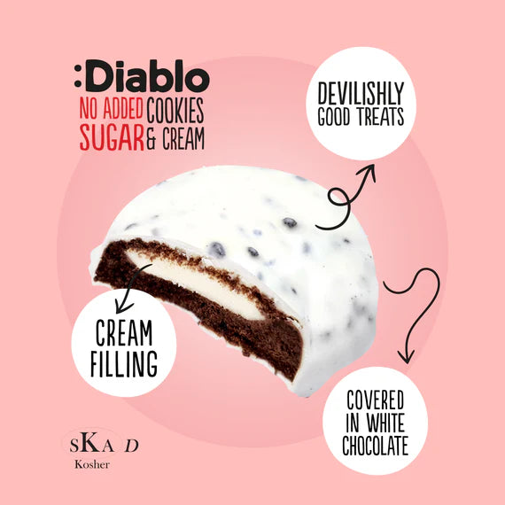Gaufre Diablo aux morceaux de chocolat croquants