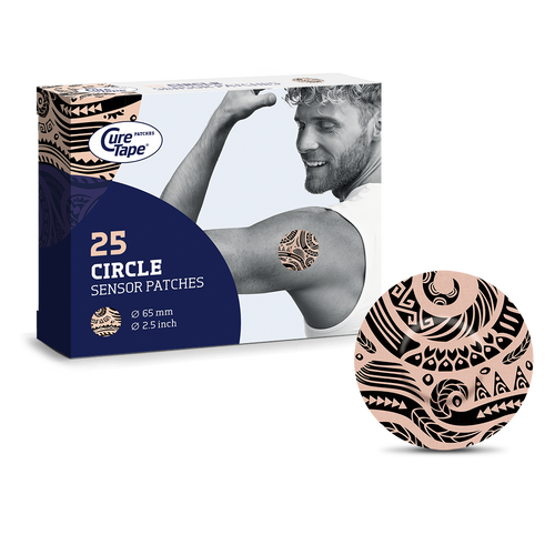 CGM Sensor Patches Circle ''TATTOO'' 25 Stück