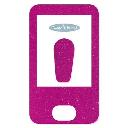 Dexcom G6 Sticker Set "Glitzer Pink"