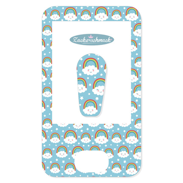 Dexcom G6 Sticker Set "Regenbogenwolke"