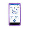 Omnipod DASH Purple Glitter Silikon Case Tasche