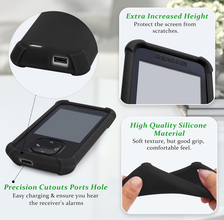 Dexcom G7 Silikonhülle SOFT schwarz
