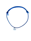 Diabetes Typ 1 Armband blau verstellbar