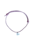 Diabetes Typ 1 Armband rosa verstellbar