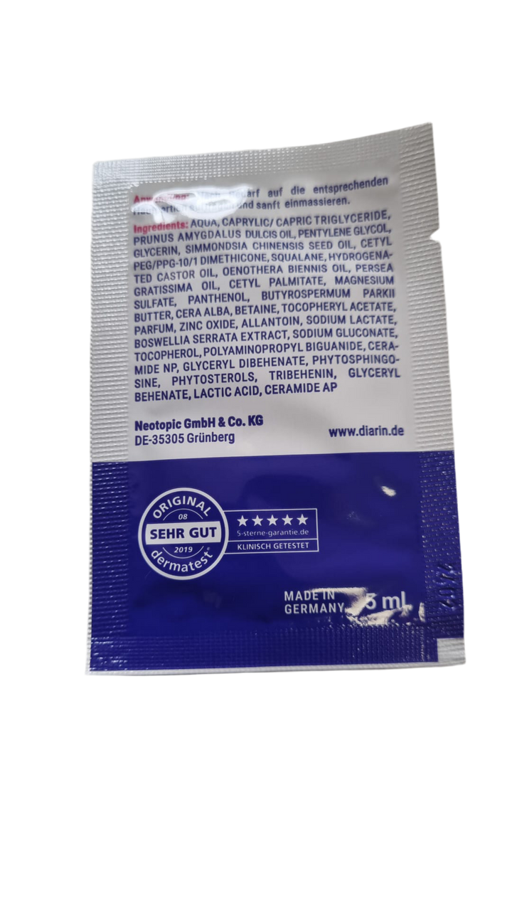 Diarin Bein und Fußcreme 5 ml PROBE