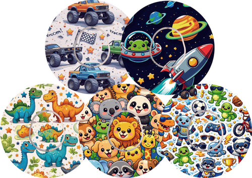 5x Design Tape + Sticker ''Cool Kids'' - Dexcom G7