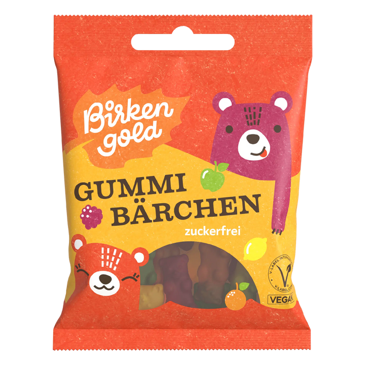NEW!!! Vegan gummy bears (without sugar, without qualifying carbohydrates/ BE) 50g