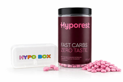 HYPO Set - Kit de glucose pour les déplacements avec HYPO BOX et Hyporest