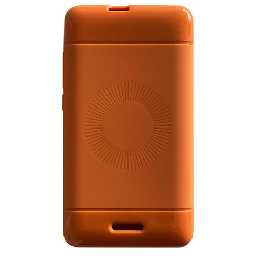Étui en silicone orange pour Omnipod DASH