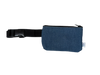Insulinpumpen Bauchtasche mit flexiblem Gurt Jeans blau