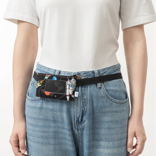 UNIVERSUM insulin pump bag with viewing window and flexible strap (50cm) for toddlers from 1 year old