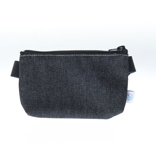 Insulinpumpentasche JEANS SCHWARZ mit flexiblem Gurt XXL