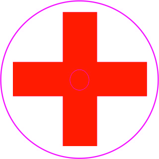 Freestyle Libre Sticker "Red Cross"