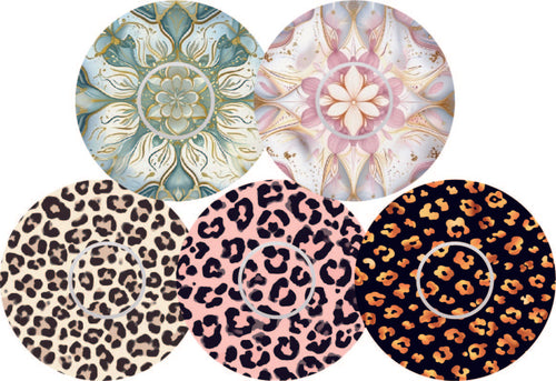 5x Design Tape + Sticker ''Elegant Mandala'' – Freestyle Libre 3