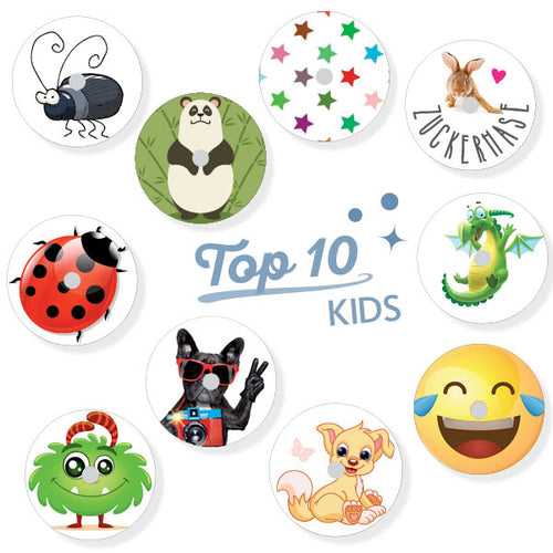 10er Sparpack Freestyle Libre 2 Sticker "Top 10 Kids"