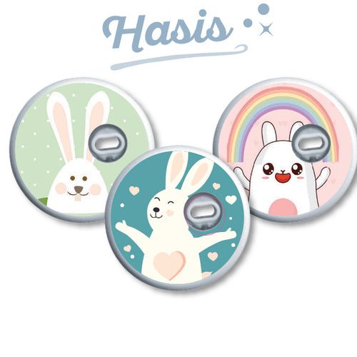 Freestyle Libre 3 Sticker Set "Hasis"