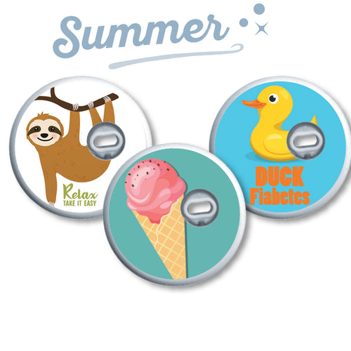 Freestyle Libre 3 Sticker Set "Summer"