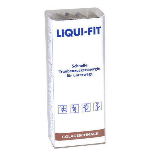 Liqui-Fit® Saveur Cola - solution liquide sucrée sans caféine - 13 g de glucides rapides/sachet