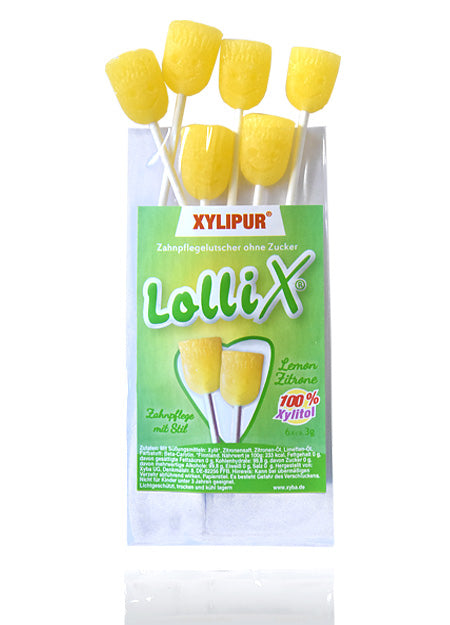 Zahnpflege Lolli 6x Lemon ohne BE
