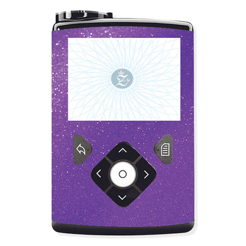 Autocollant « Glitter Purple » pour Medtronic Minimed