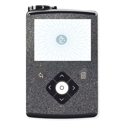 Autocollant « Glitter Black » pour Medtronic Minimed