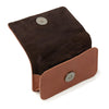 Sacoche pour pompe Medtronic « Beau » marron en cuir véritable de Sweet Collections (également pour Ypsopump)