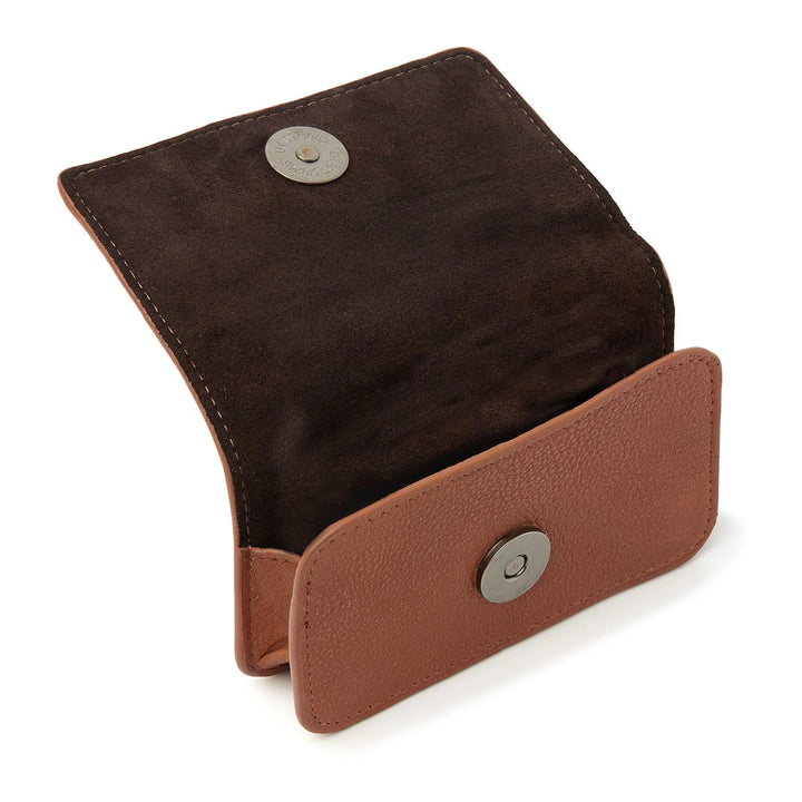 Sacoche pour pompe Medtronic « Beau » marron en cuir véritable de Sweet Collections (également pour Ypsopump)